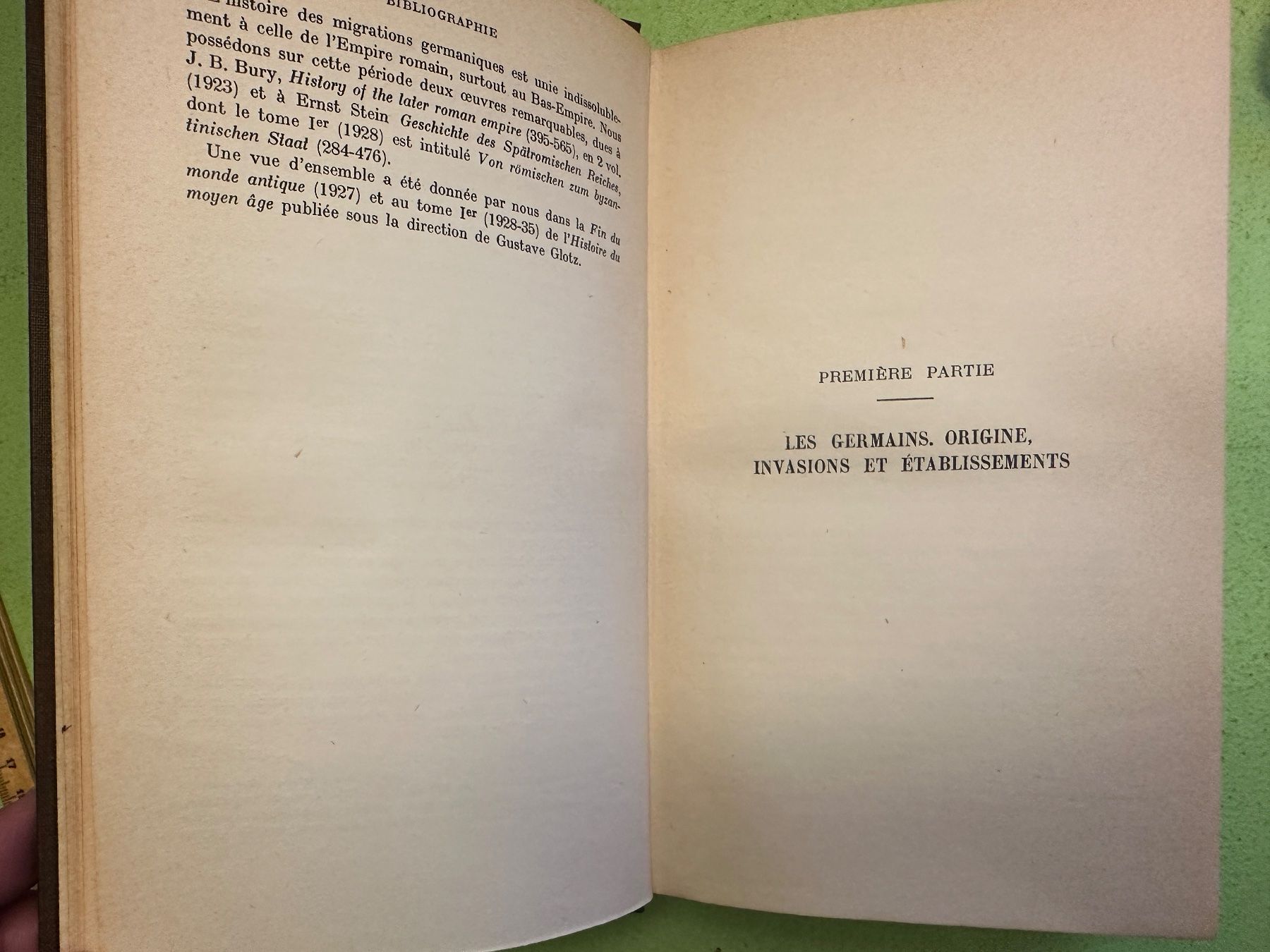 Bücher: Ferdinand Lot: Les invasions germaniques. – Gebraucht aus Zürich von allp 3