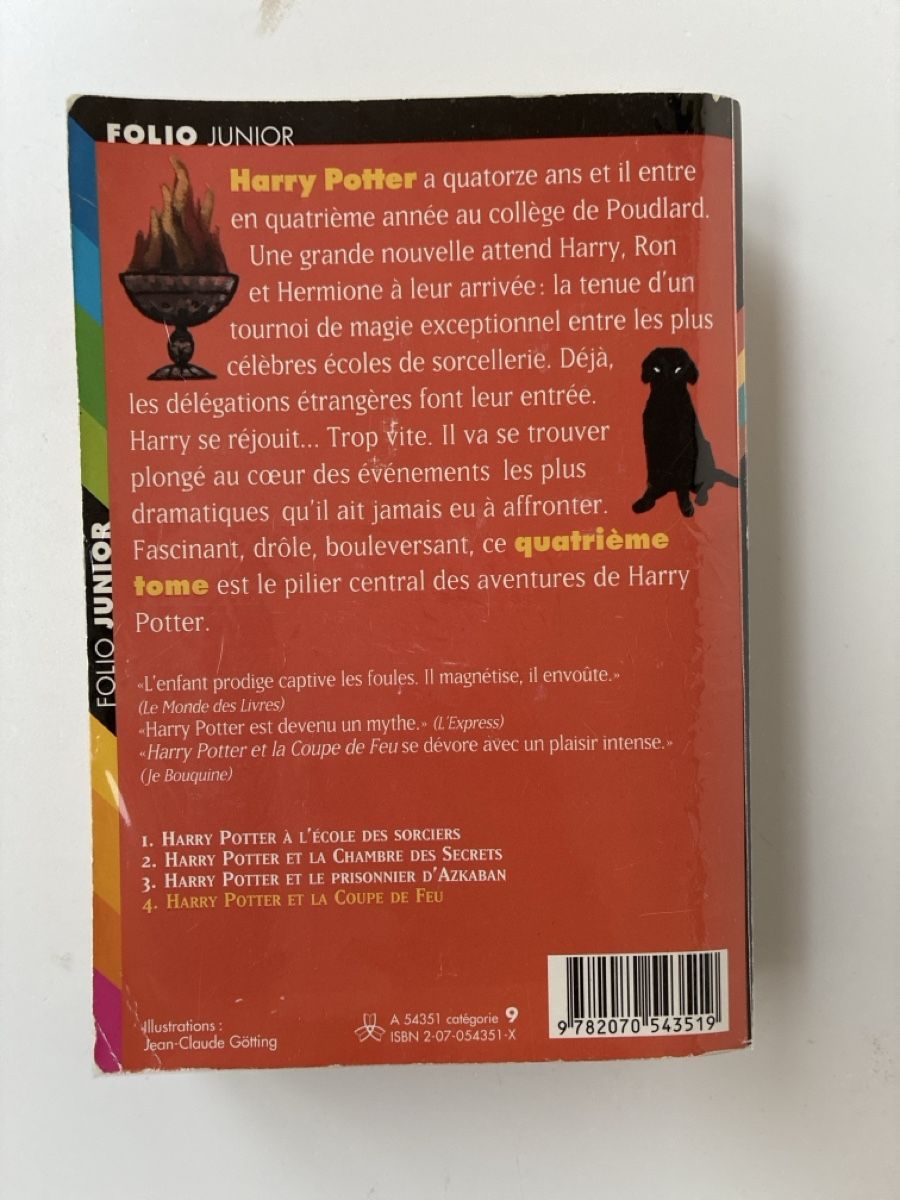 Libri: Harry Potter et la Coupe de Feu – Usato da Lucens venduto da metaD 1