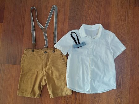Festliches Set Hemd und Shorts Gr. 116 H&M