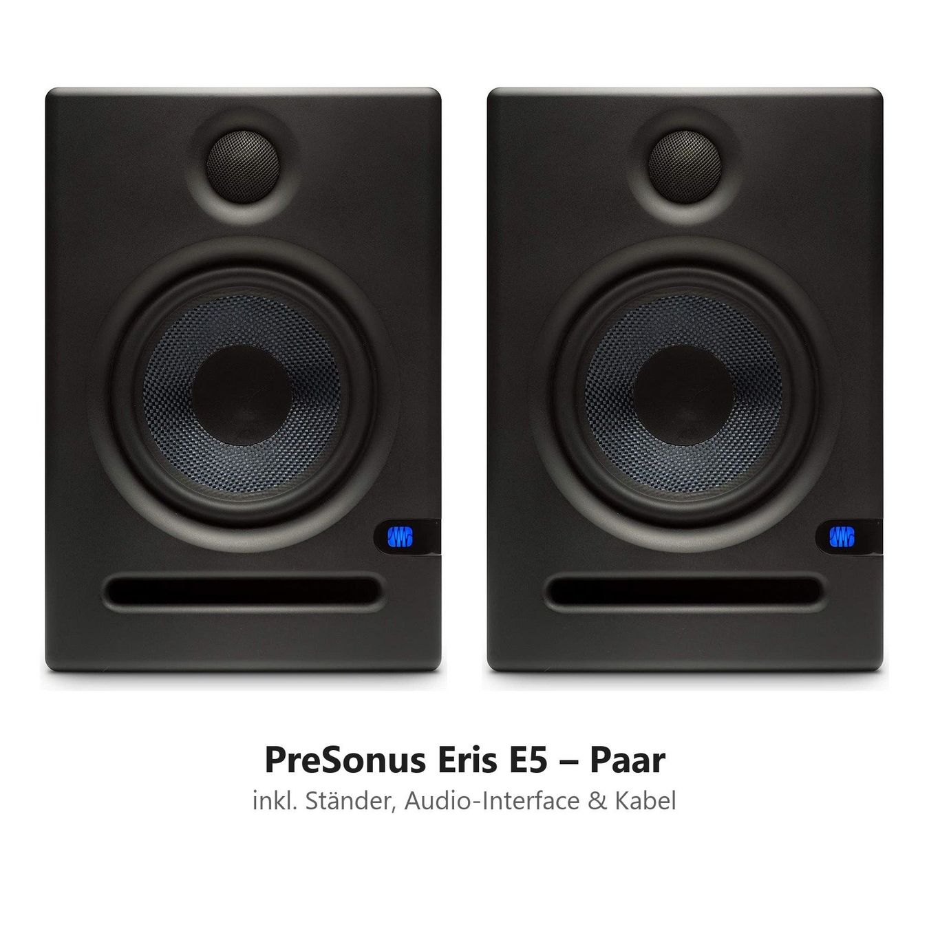 PreSonus Lautsprecher: PreSonus Eris E5 Studiomonitore Paar + Ständer + UMC22 – Gebraucht aus Baden von Stylz91