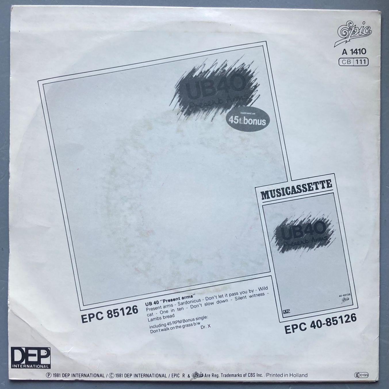 Vinyles: UB40 - DON'T LET IT PASS YOU BY / DON'T SLOW DOWN – D'occasion à Poliez-Pittet par Newtown-Records 1