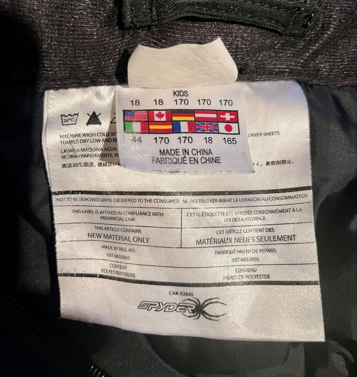 Spyder Hosen: Spyder Skihose Grösse 165, schwarz – Gebraucht aus Flond von DanielaP01 2