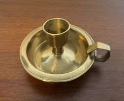 Messing Kerzenhalter mit Griff