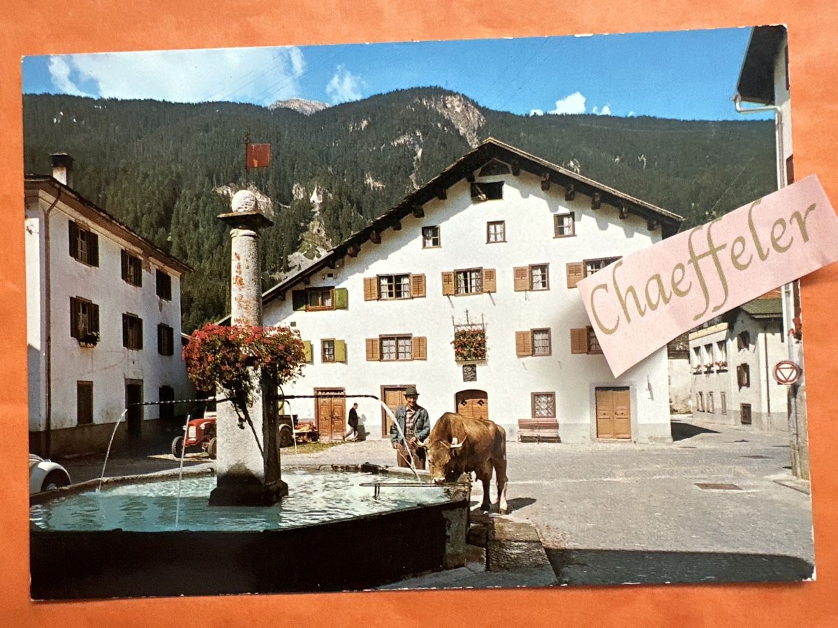 Ansichtskarten: Andeer im Schams GR – Gebraucht aus Zürich von Chaeffeler