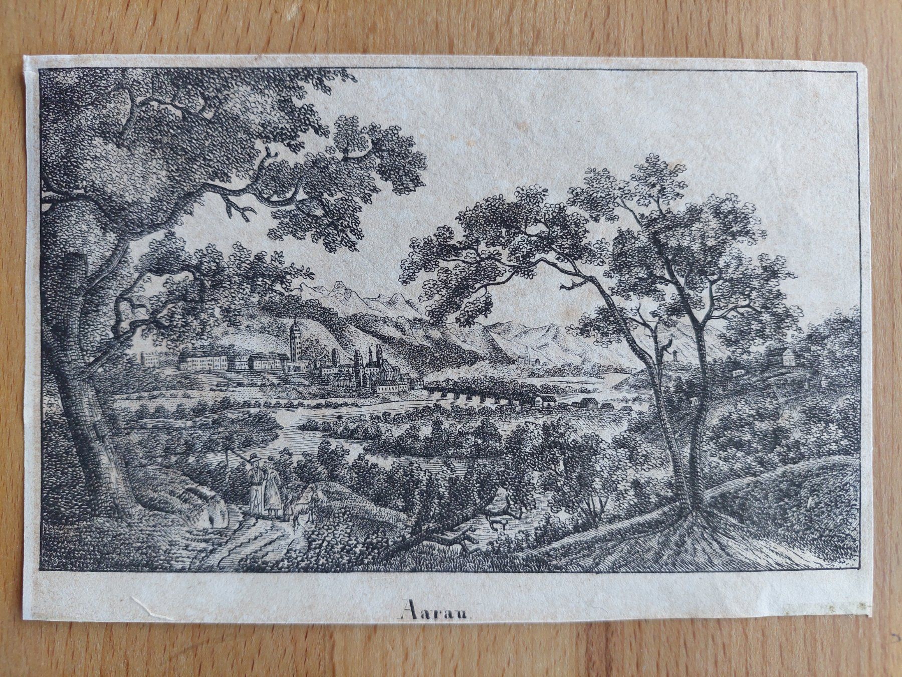 Gravures: Antiker Stich Aarau – D'occasion à Obfelden par Foto_Bild_Kunst_Buch