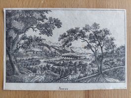 Antiker Stich Aarau