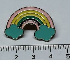 Regenbogen - Pin  (neu, OVP)