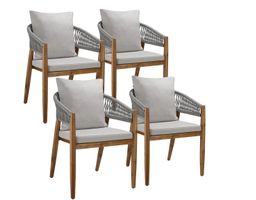 4er Set Gartenstuhl Manacor Luxury