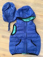 Gilet bleu royal matelassé , taille 92