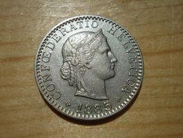 (H3) 20 Rappen 1885 VZ