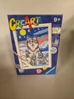 Ravensburger Creaart Malen nach Zahlen Wolf Winter Neu
