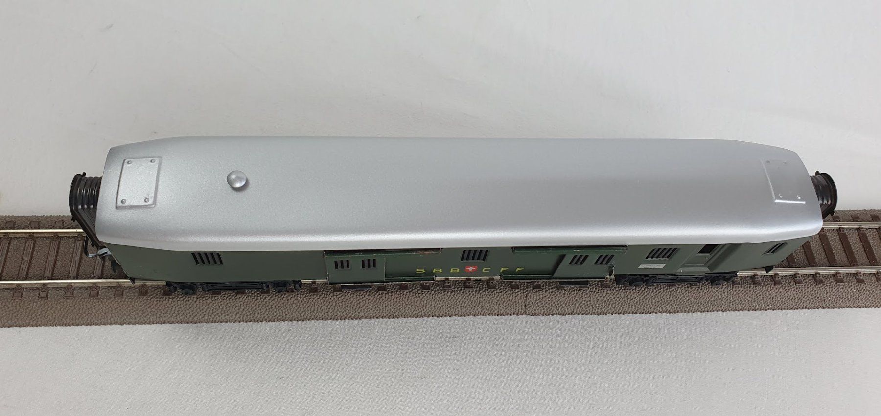Märklin Modellini di ferrovie: 4017 SBB Leichtschnellzug-Gepäckwagen, Version: 1960 – Usato da Seon venduto da voAllBah 2