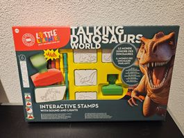 Neu - Stempelset mit Licht und Sound - Dinosaurier