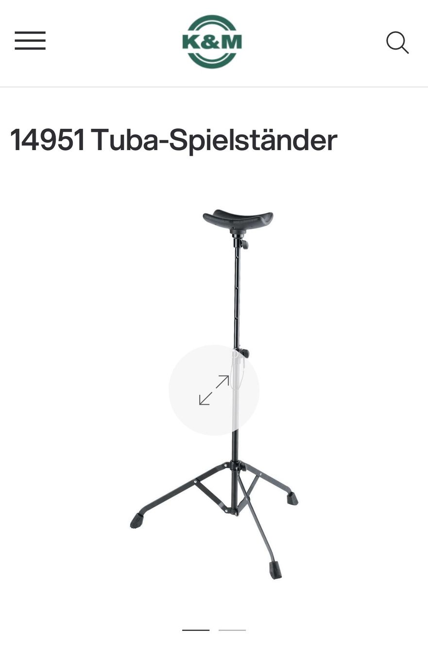 Strumenti musicali: Tuba Spielständer – Usato da Zürich venduto da Birurubi 1