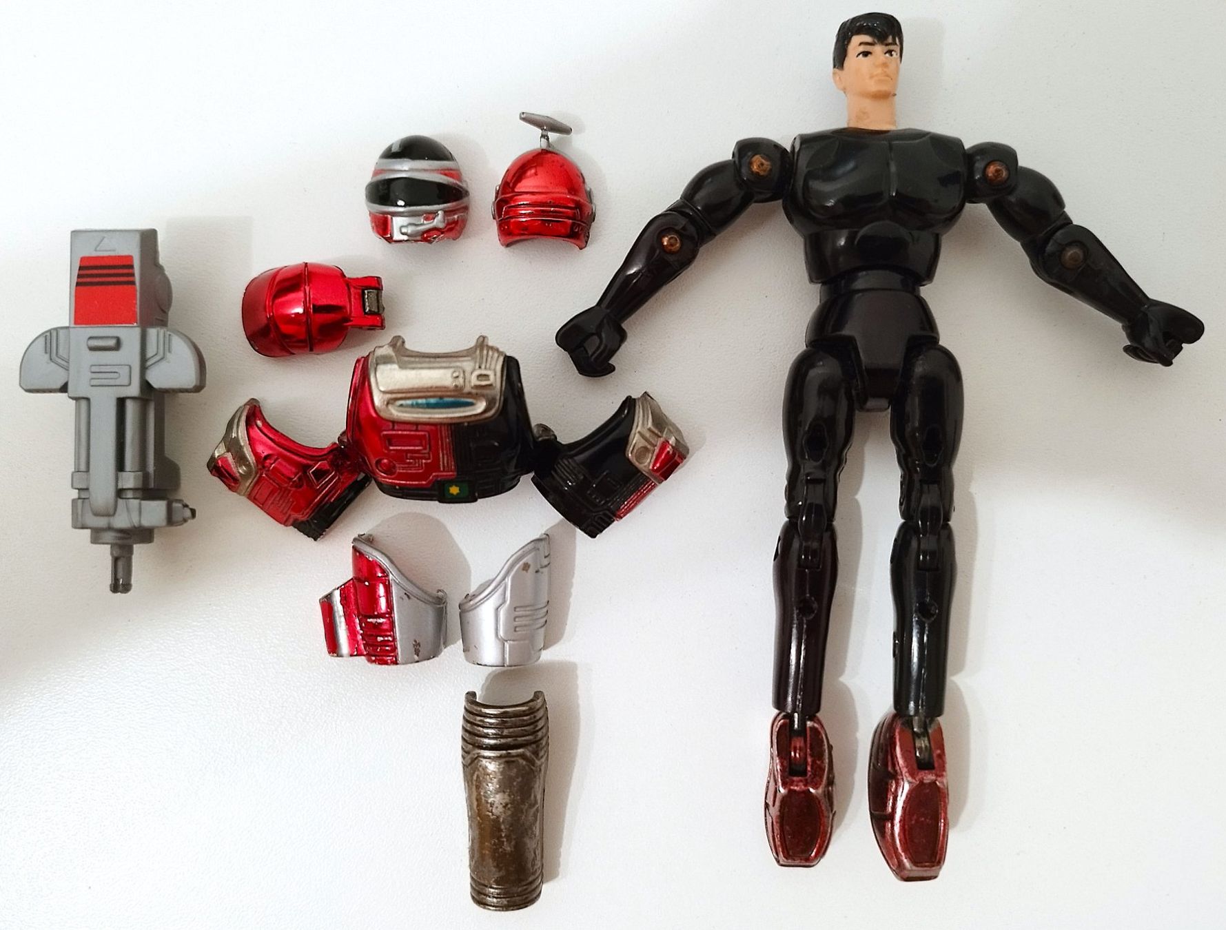 Bandai Giocattoli: Winspector Fire Tector 1 - Vintage Actionfigur Bandai 1990 – Usato da Uster venduto da Caicedo89 4