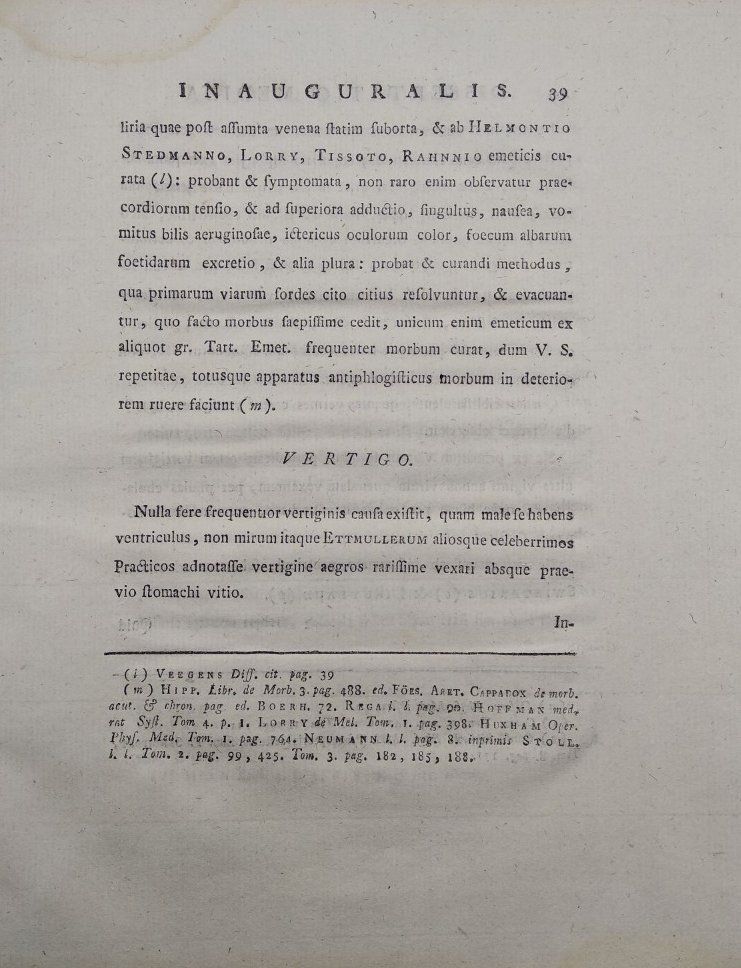 Libri: MEDIZINISCHE DISSERTATION 1788 – Usato da Goldach venduto da Gaip 6