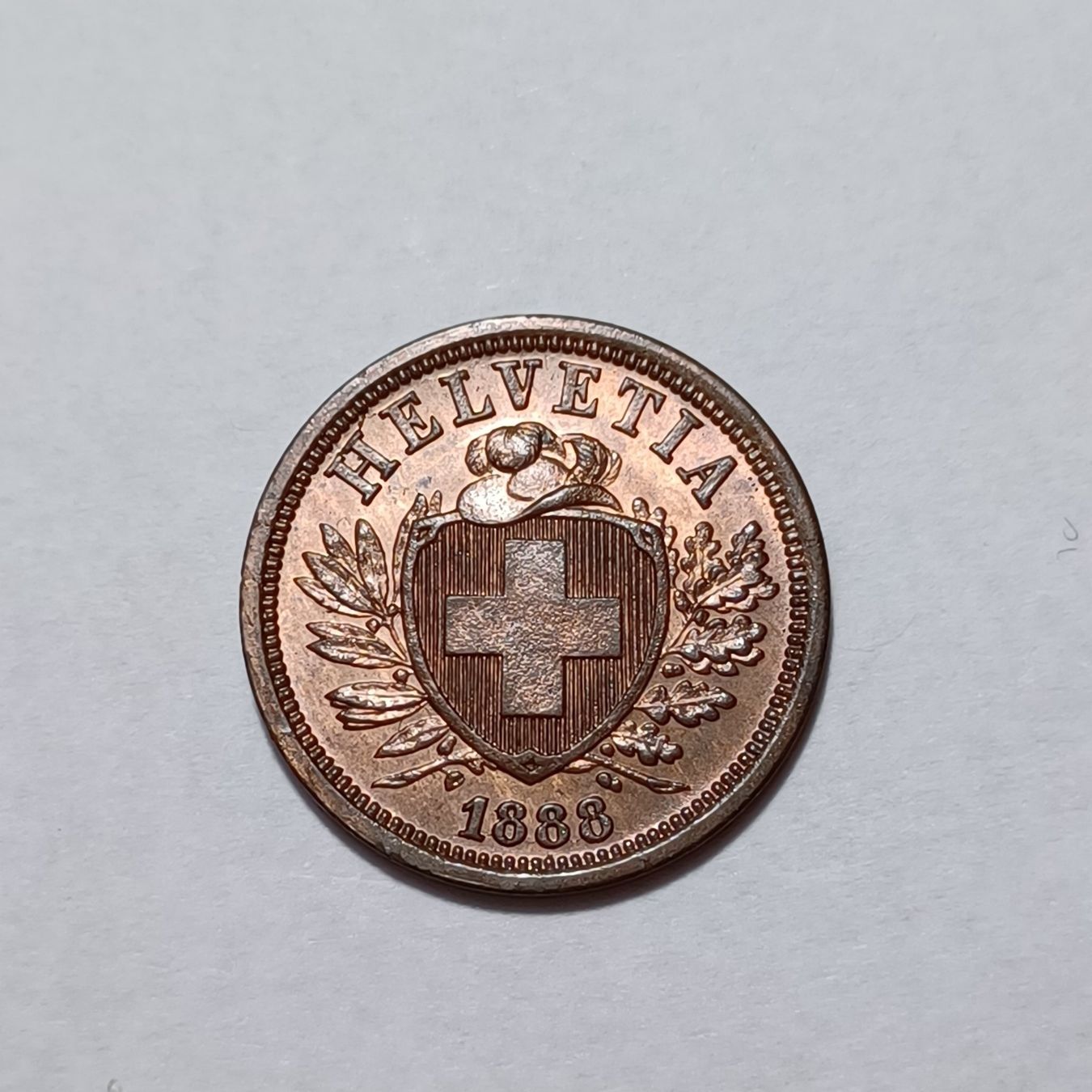 Tutti le monete: 2 Rappen 1888 unz-stgl – Nuovo (secondo la descrizione) da Pfäffikon ZH venduto da Schweizer_Muenzen