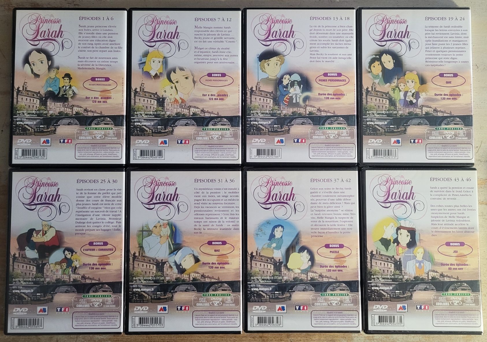 Tutti i DVDs: Coffret DVD Princesse Sarah – Usato da Montet (Glâne) venduto da KOADA 5