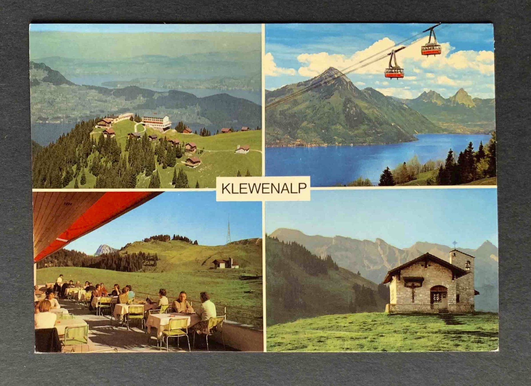 Cartoline postali: AK Klewenalp Hotels – Usato da Goldau venduto da artelier1