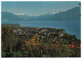 VEVEY le Lac Léman et les Dents du Midi