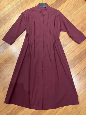 MALLONI Kleid dunkelrot Grösse S neuwertig