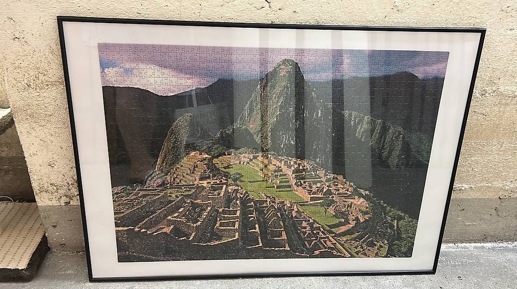 Puzzles: Gerahmtes Puzzle Machu Picchu – Gebraucht aus Zürich von Artemis78