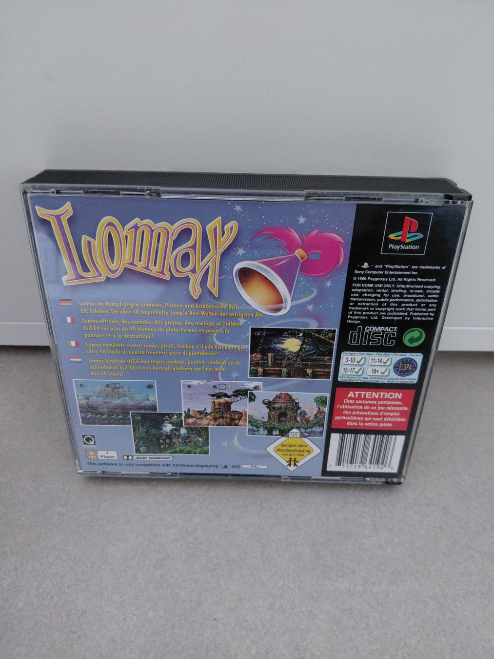 Giochi: Lomax (PAL), PS 1 / PSX – Usato da Uezwil venduto da -Retrogames- 1
