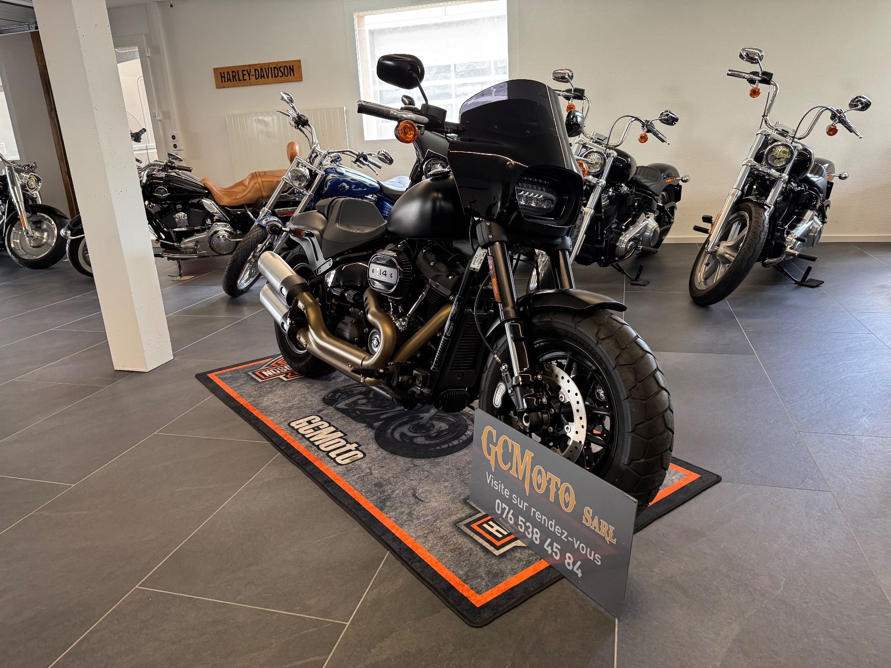 Harley-Davidson Chopper: Harley Davidson Fat Bob 107 LEASING POSSIBLE – Usato da Echallens venduto da HD90 6