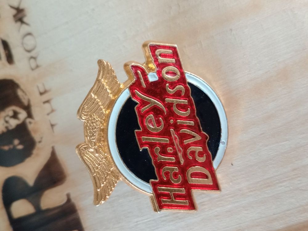 Harley Davidson Anstecknadel Pin Badge Motorrad Rarität! (Neu (gemäss ...