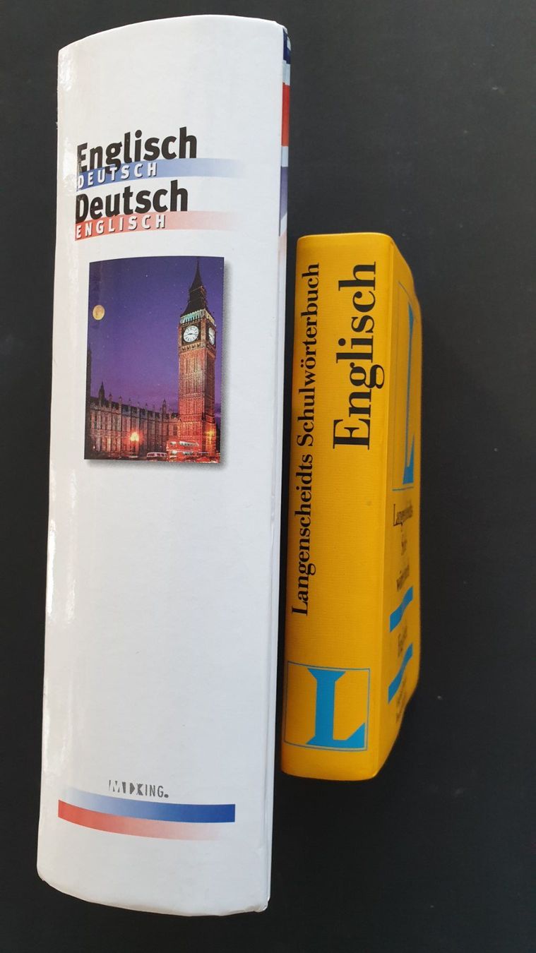 Libri: 2 Wörterbücher Englisch - Deutsch – Usato da Goldach venduto da armando_r 2