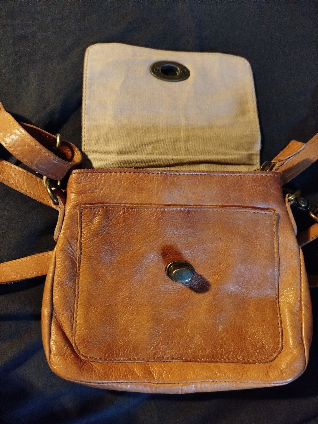 Borse da donna: sac en cuir couleur cognac  – Usato da Sonvilier venduto da lesW 2
