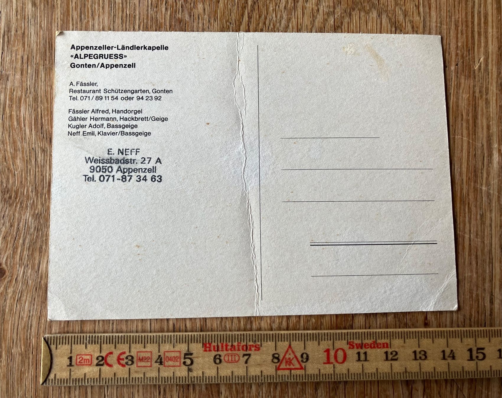 Cartoline postali: Ansichtskarte Appenzeller – Usato da Waldstatt venduto da breitaxt 1
