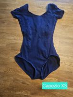 Dunkelblauer Ballett-Body von Capezio, Grösse XS