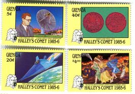 Briefmarken "Komet Halley". Grenada