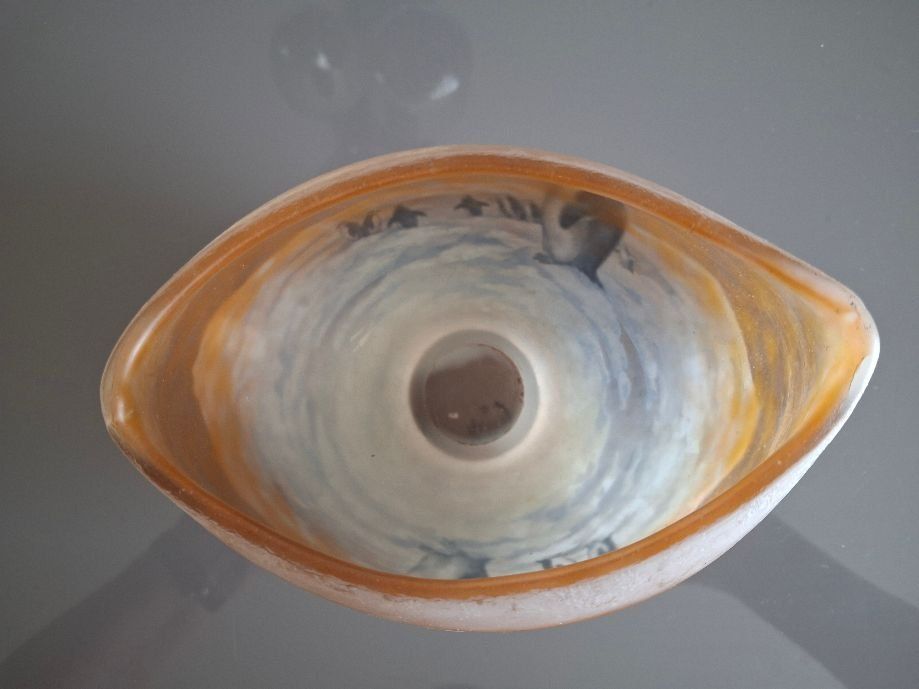 Daum Vase & Récipients: DAUM NANCY, COUPE "NAVETTE" – D'occasion à Zürich par golden48 6