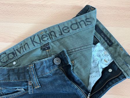 Jeans Calvin Klein Body Lowrise Slim blau gebraucht 34