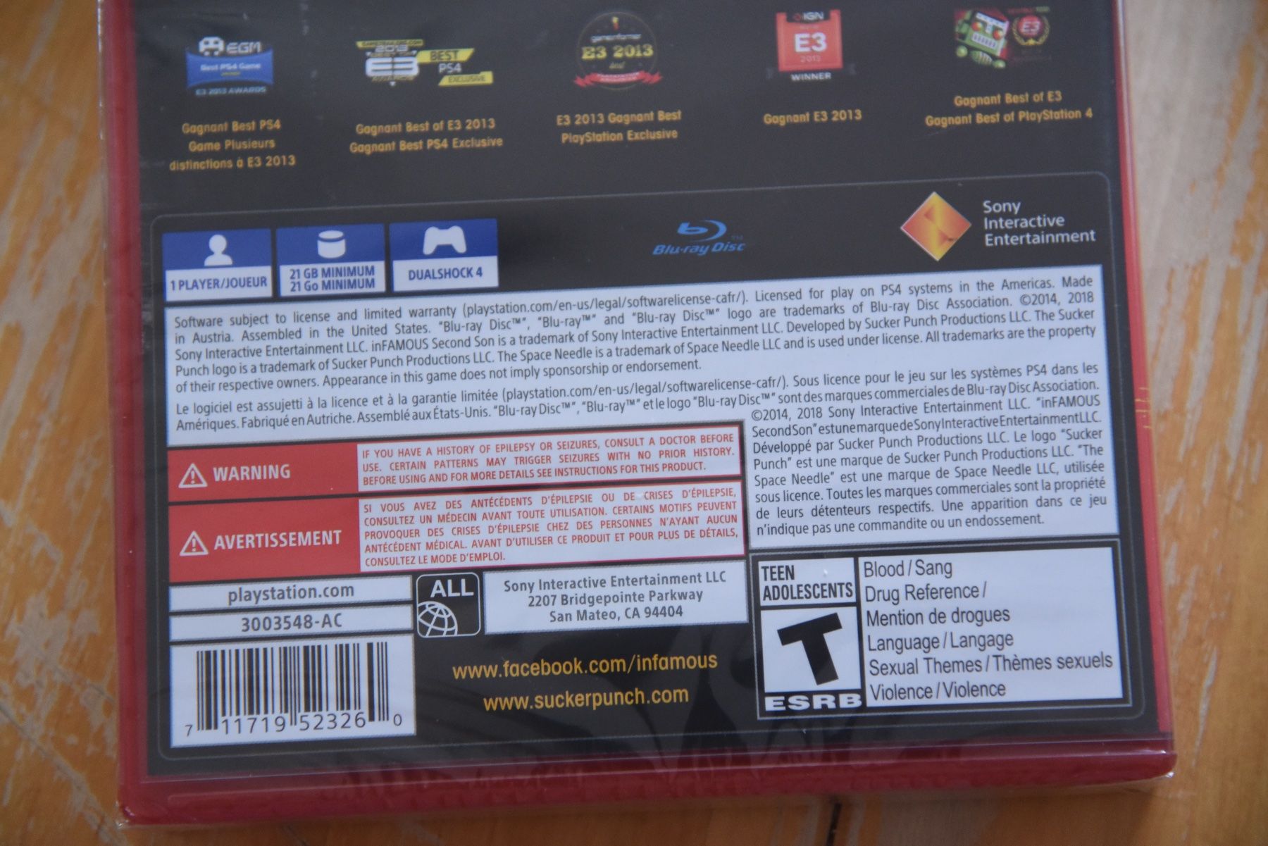 Spiele: inFamous Second Son (NEU) – Neu und originalverpackt aus Frenkendorf von gelbeZinnie 2