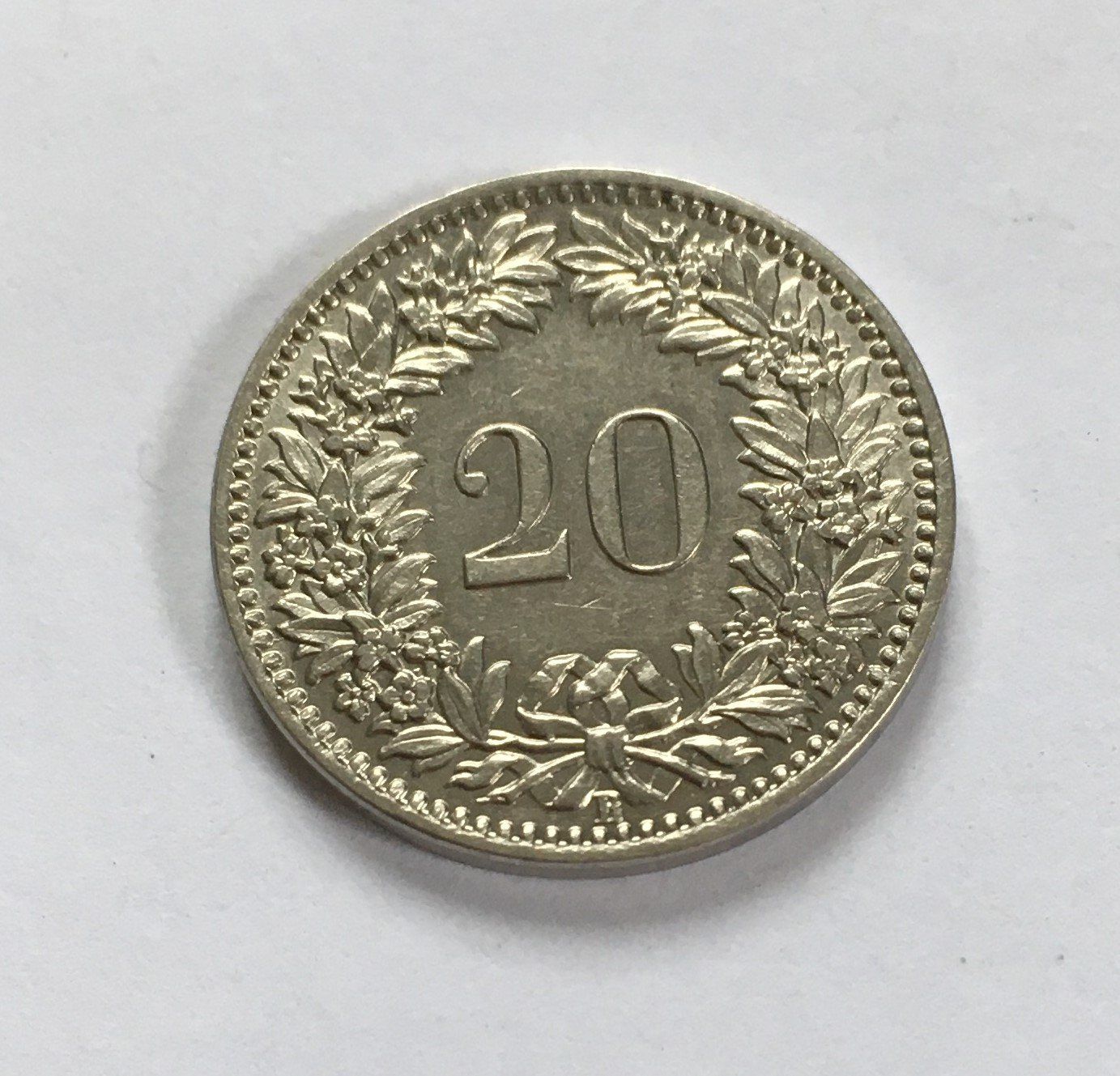 Tutti le monete: 1925 20 Rappen unz / stgl KW Fr. 100.- – Nuovo (secondo la descrizione) da Kirchberg SG venduto da Zenhad69 1