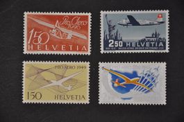 F41-F46 Flugpost postfrisch ohne Falz