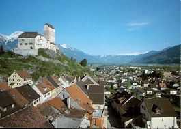 SARGANS Schloss mit Städtli