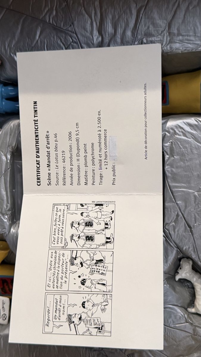 Figuren: Figurine Tintin plomb 2006 – Neu und originalverpackt aus meyrin von aar_g8xm 2