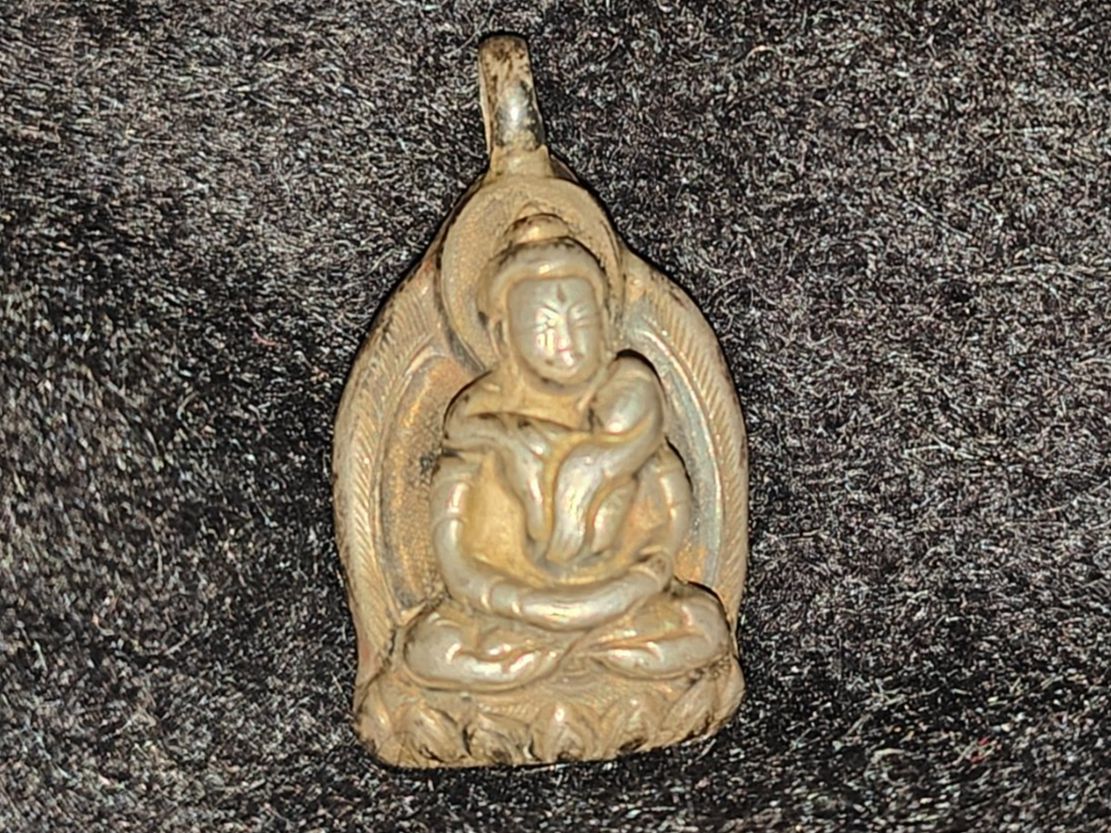 Anhänger: Echtes Buddha Amulett – 925er Sterlingsilber – Gebraucht aus Rothrist von SiddharthaMoon