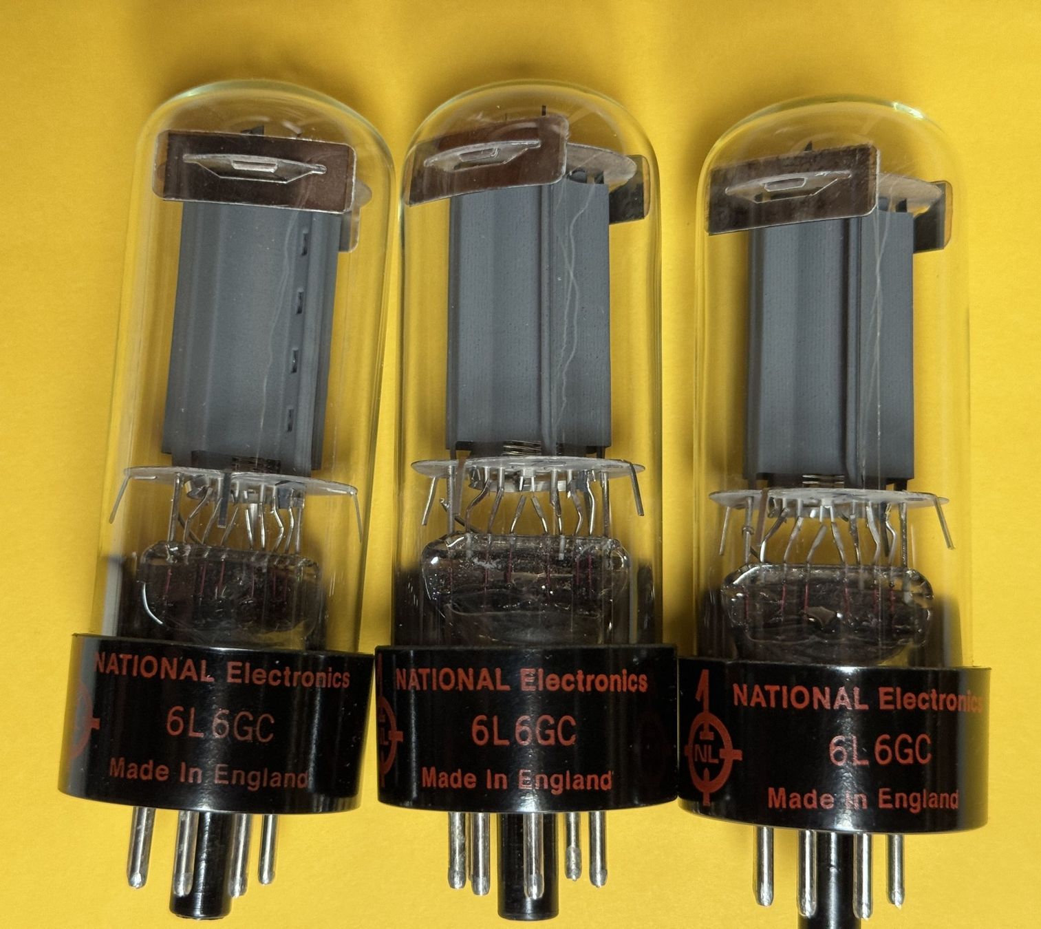Componenti elettronici: 3 Röhren 6 L 6 GC neu – Nuovo e nell'imballaggio originale da Ins venduto da funkflieger 1