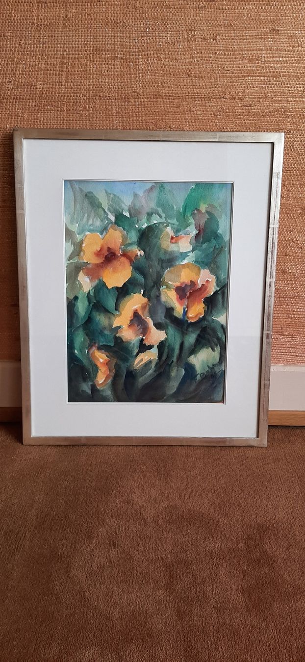 Dipinti: Aquarell Blumen – Nuovo (secondo la descrizione) da Metzerlen venduto da kwg_mh6g