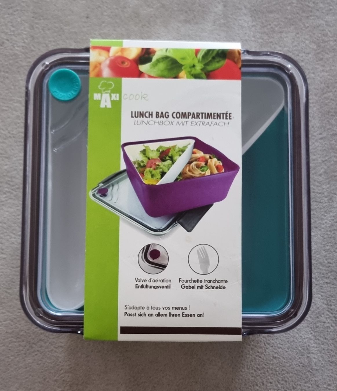 Contenitori & Simili: Lunch box compartimenté, avec fourchette 🍴 – Usato da Lausanne venduto da isa_2nnn