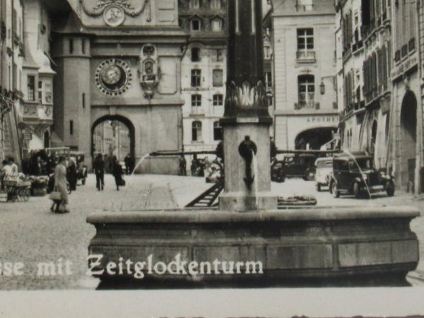Cartoline postali: Bern , Kramgasse , Oldtimer um 1940 – Usato da Grenchen venduto da Bluemchen1900