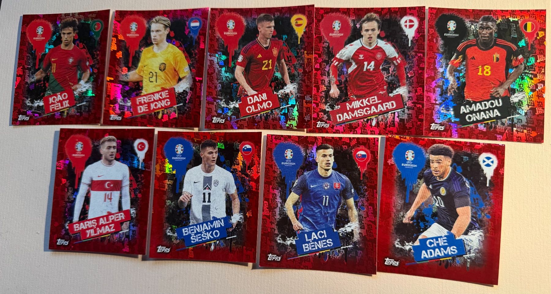 Topps Carte collezionabili: TOPPS EM 2024 / 9 x FOIL topps "3" – Usato da Tegerfelden venduto da siebenmacky