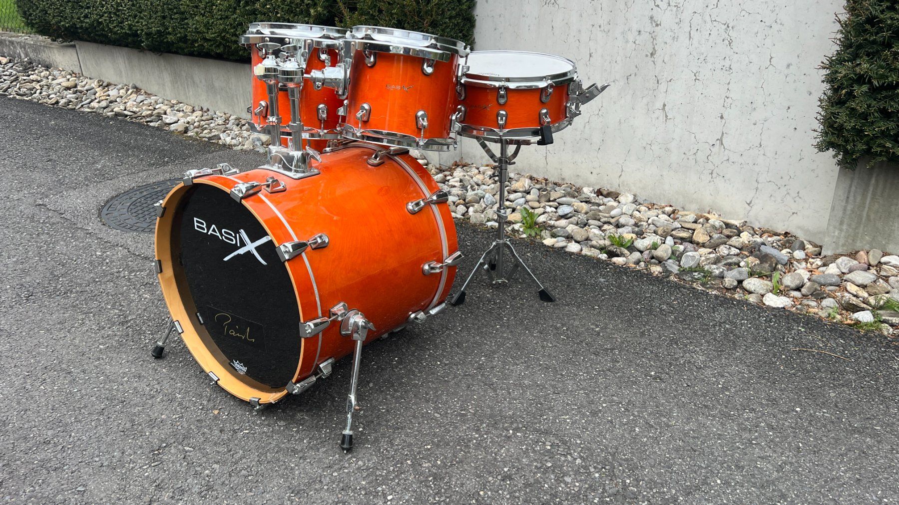 Strumenti musicali: Basix Schlagzeug Set orange – Usato da Buchs SG venduto da MMmmnS 2