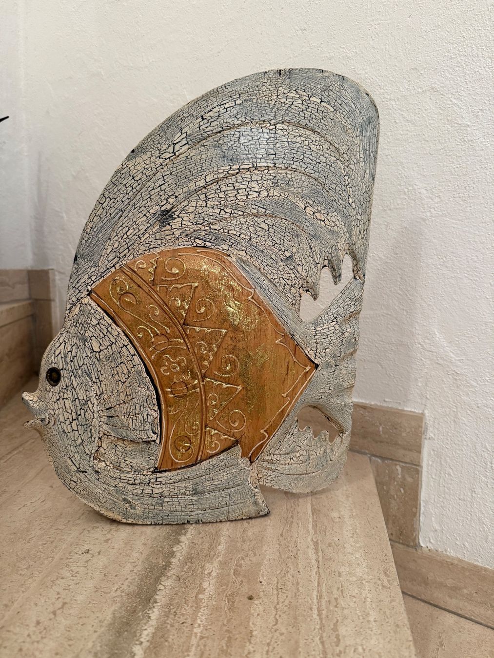 Tutte le decorazioni: Schöner grosser Handefertigter Dekofisch aus Echtholz – Nuovo (secondo la descrizione) da Oetwil an der Limmat venduto da Prinzaessli123 3