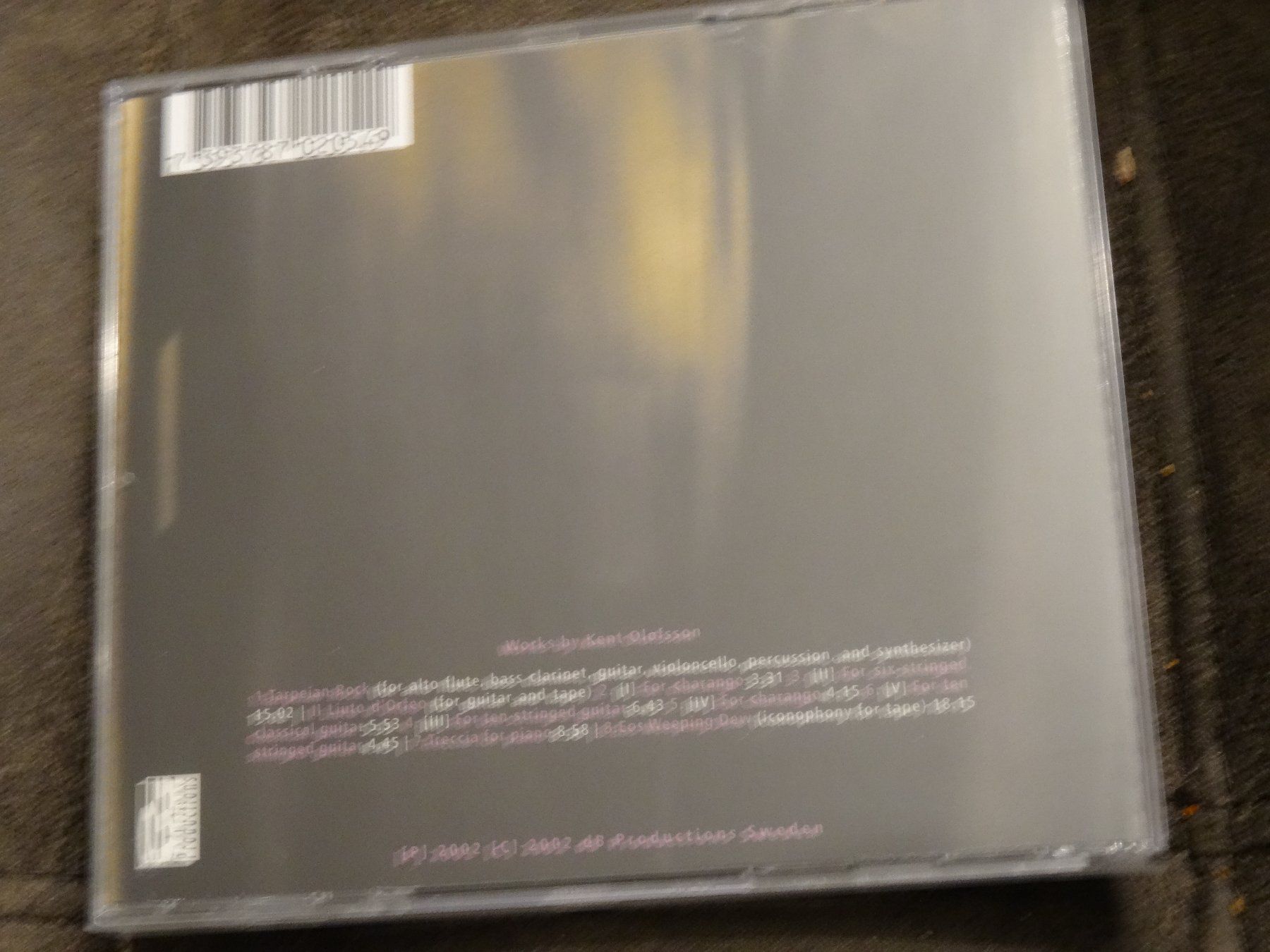CD: Kent Olofsson - Il liuto d'Orfeo CD – Usato da Olten venduto da Disc-Ausverkauf 1